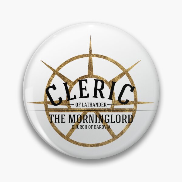 Item preview, Curse of Strahd: Cleric of Lathander (gold) designed and sold by firlachieldraws.