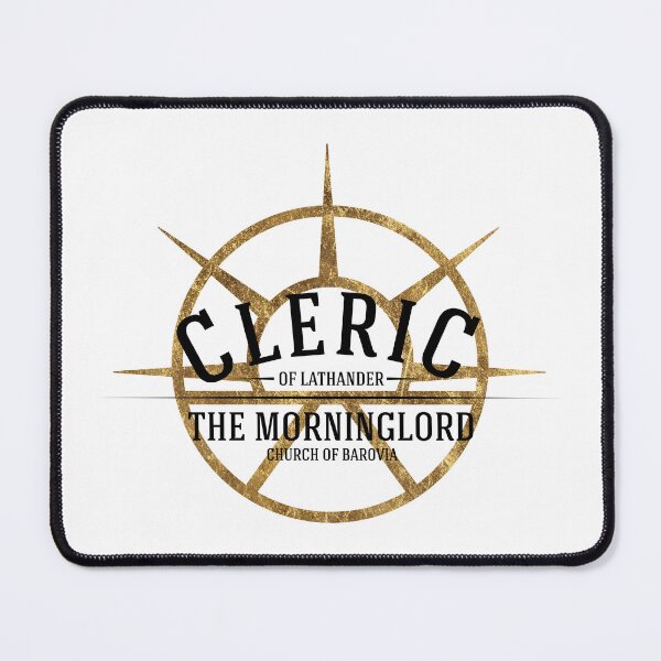 Item preview, Curse of Strahd: Cleric of Lathander (gold) designed and sold by firlachieldraws.