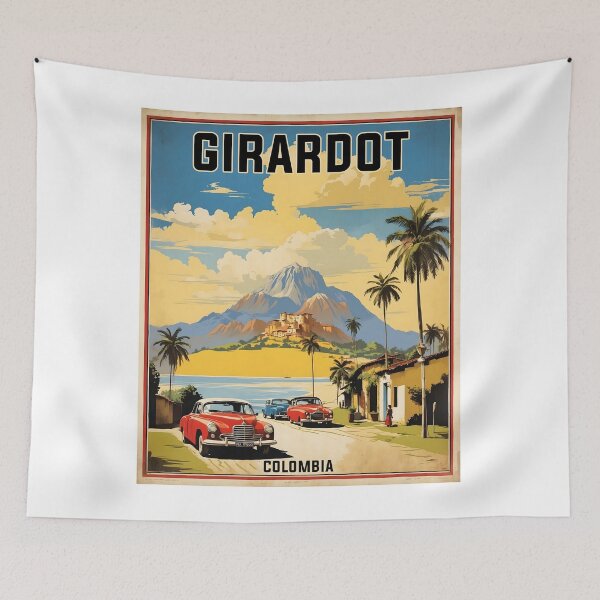 Item preview, Girardot Colombia Retro Vintage Poster Tourism  designed and sold by TravelersGems.