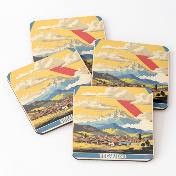 Item preview, Sogamoso Colombia Colombia Retro Vintage Poster Tourism  designed and sold by TravelersGems.