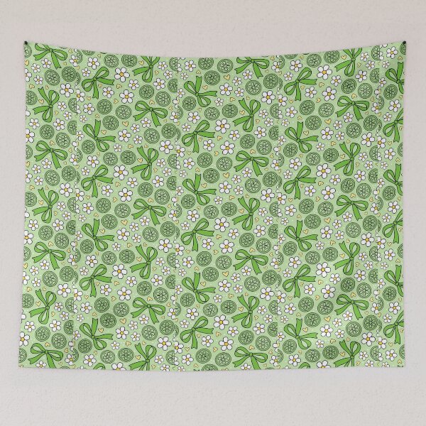 Item preview, Limes and Bows designed and sold by KrisInStitches.