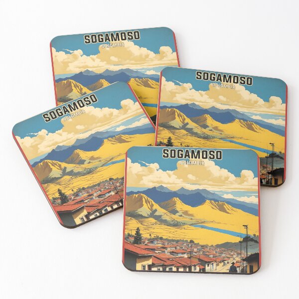 Item preview, Sogamoso Colombia Retro Vintage Poster Tourism  designed and sold by TravelersGems.