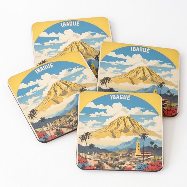 Item preview, Ibague Colombia Retro Vintage Poster Tourism  designed and sold by TravelersGems.