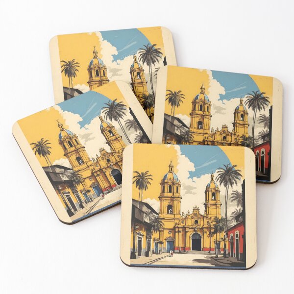 Item preview, Guadalajara de Buga Colombia Colombia Retro Vintage Poster Tourism  designed and sold by TravelersGems.