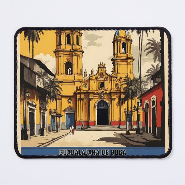 Item preview, Guadalajara de Buga Colombia Colombia Retro Vintage Poster Tourism designed and sold by TravelersGems.
