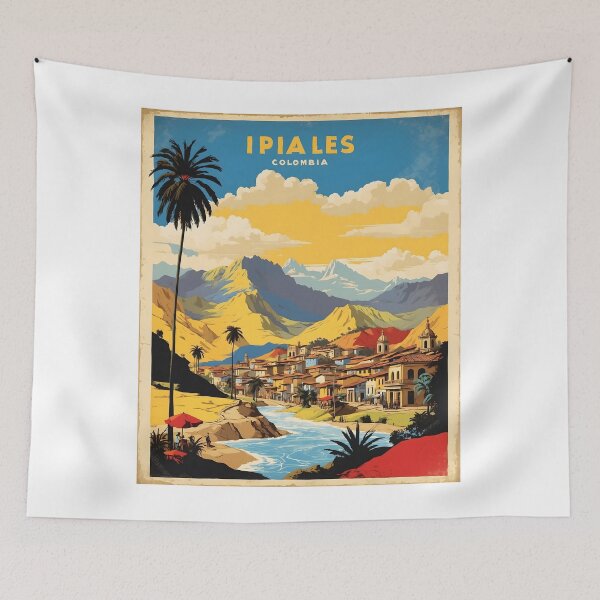 Item preview, Ipiales Colombia Retro Vintage Poster Tourism  designed and sold by TravelersGems.
