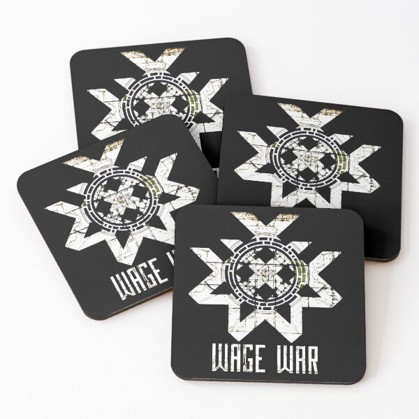 Item preview, Wage war (white realistic) designed and sold by PhoenixStudio.