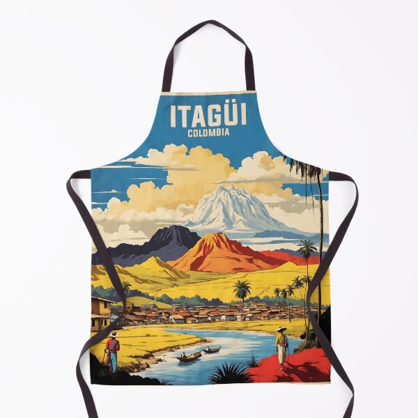 Item preview, Itagui Colombia Retro Vintage Poster Tourism  designed and sold by TravelersGems.