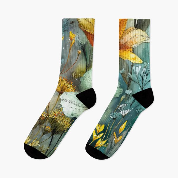Item preview, Wildflower Meadow Evergreen flowers #nature designed and sold by JBJart.