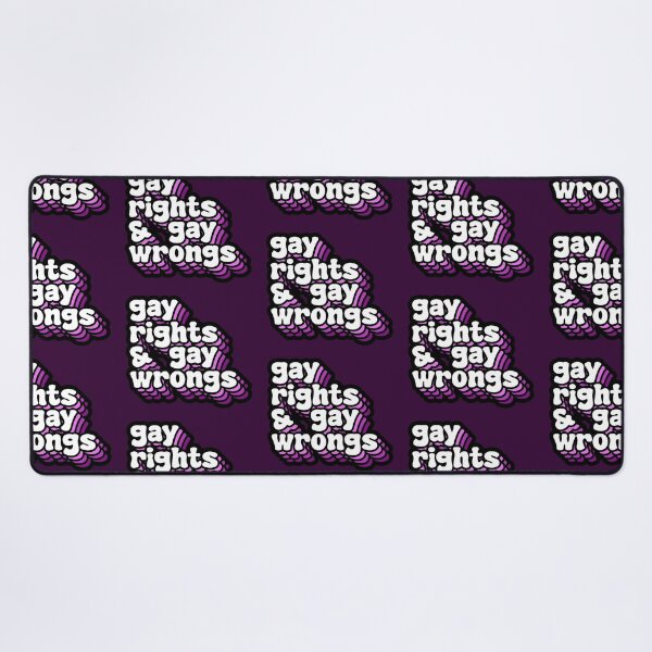 Item preview, GAY RIGHTS & GAY WRONGS (Purple) designed and sold by MaidenofIron157.