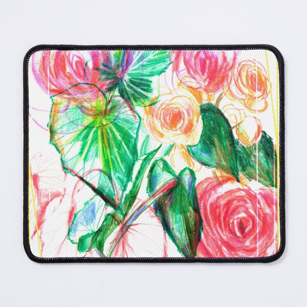 Item preview, Begonia colage with flowers and leaves designed and sold by bokasin.
