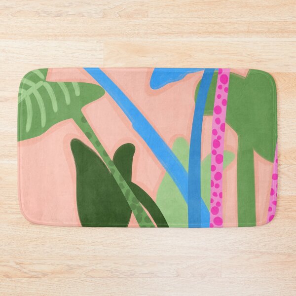 Item preview, Stem Squad, Green Leaves and Colorful Stems on a Warm Background designed and sold by Kintsugi99.