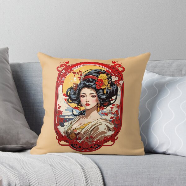 Item preview, Seductive Busty Geisha Pinup Traditional Meets Anime Lust designed and sold by BorgSpareParts.