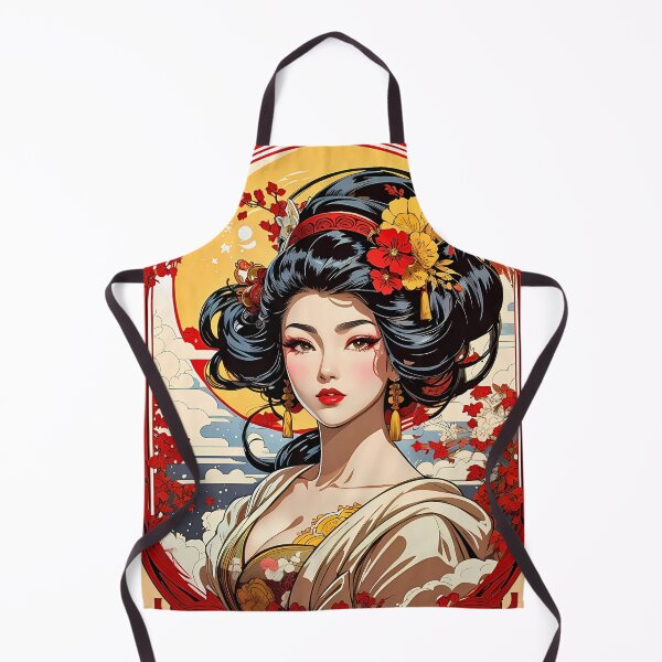 Item preview, Seductive Busty Geisha Pinup Traditional Meets Anime Lust designed and sold by BorgSpareParts.