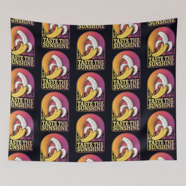 Item preview, Taste the Sunshine – Retro Banana Fruit Vibe designed and sold by Taans-Creation.