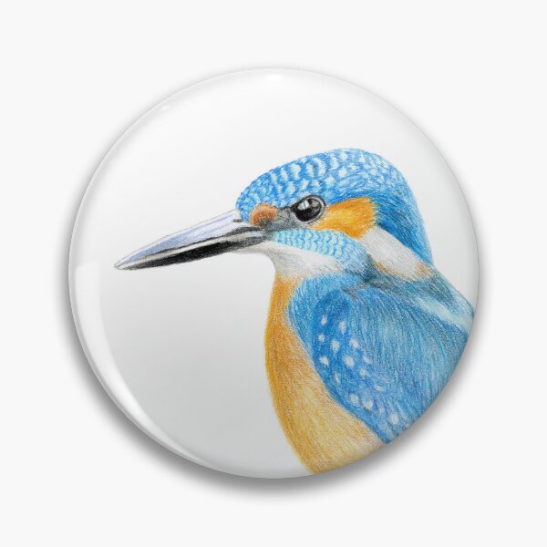 Item preview, Common Kingfisher designed and sold by Holly Grogan Art.