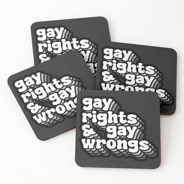 Item preview, GAY RIGHTS & GAY WRONGS (Black) designed and sold by MaidenofIron157.
