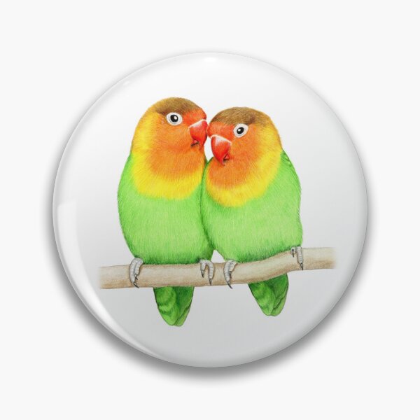 Item preview, Fischer's lovebirds designed and sold by Holly Grogan Art.