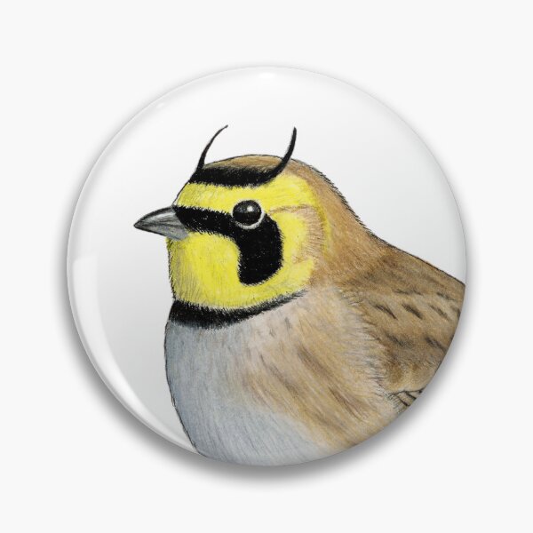 Item preview, Horned Lark (Shorelark) designed and sold by Holly Grogan Art.