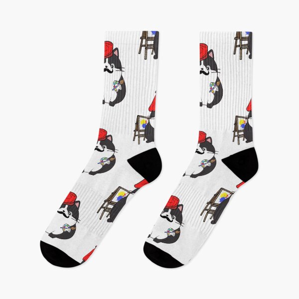 Item preview, El gracioso gato gordo es pintor designed and sold by Pet Station.