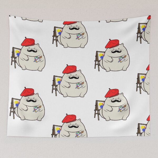 Item preview, Funny Fat cat is a painter designed and sold by Pet Station.