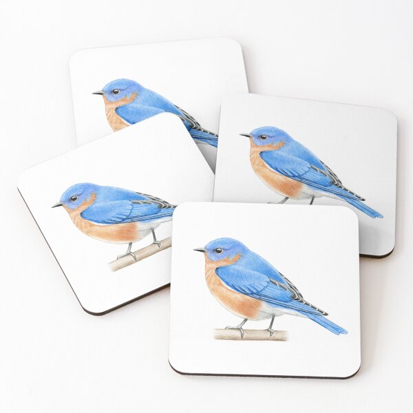 Item preview, Eastern Bluebird designed and sold by Holly Grogan Art.