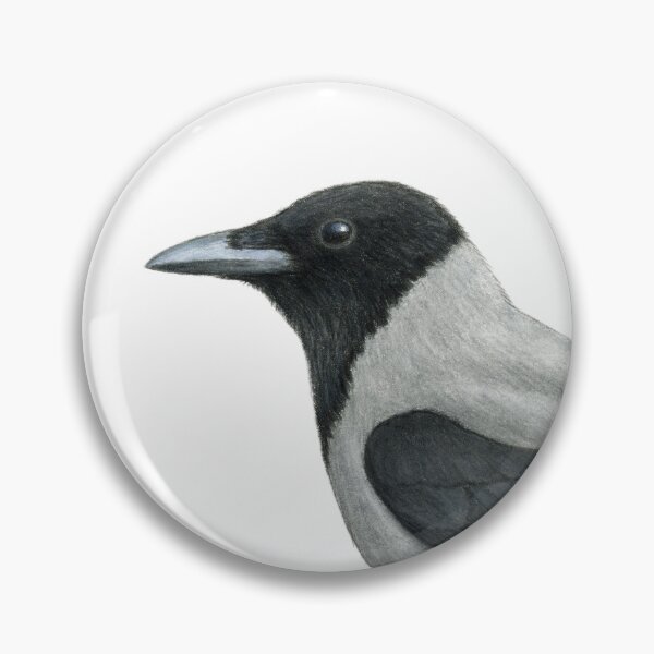 Item preview, Hooded Crow designed and sold by Holly Grogan Art.