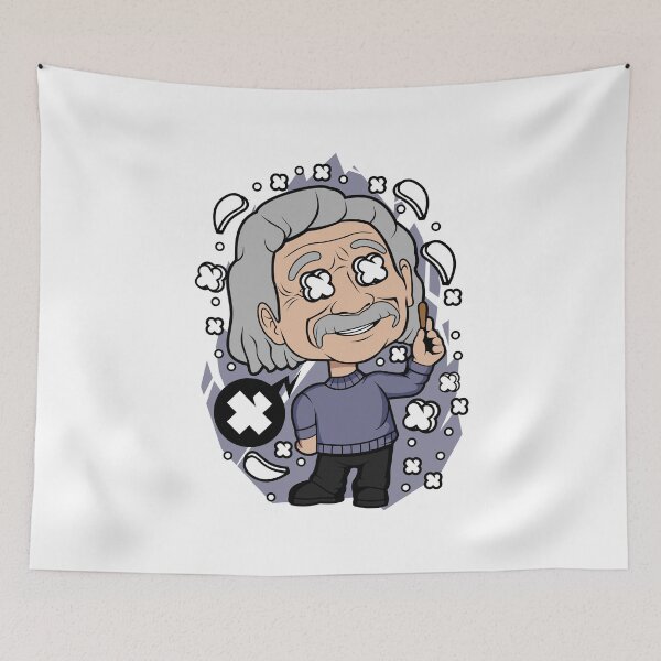 Item preview, Chibi Einstein designed and sold by Pengadaan x Merch.