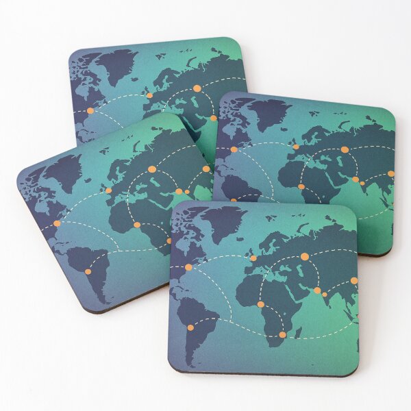 Item preview, Connected cities, bright world designed and sold by Sigtrix.