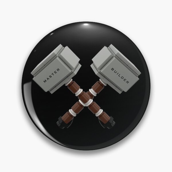 Item preview, Manson hammer of a Master Builder designed and sold by Brickification.