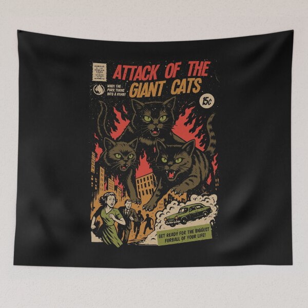Item preview, Attack of the Giant Cats designed and sold by Eoli Studio.