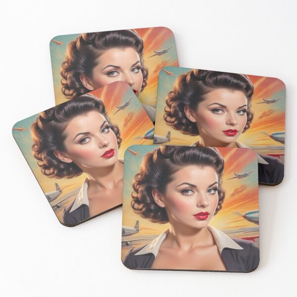 Item preview, Vintage 1940s Pin Up Art designed and sold by MissSaylor.