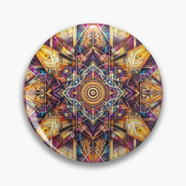 Item preview, colorful geometric,decorative,mystic pattern designed and sold by Dogandesighn.