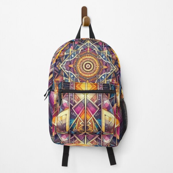 Item preview, colorful geometric,decorative,mystic pattern designed and sold by Dogandesighn.