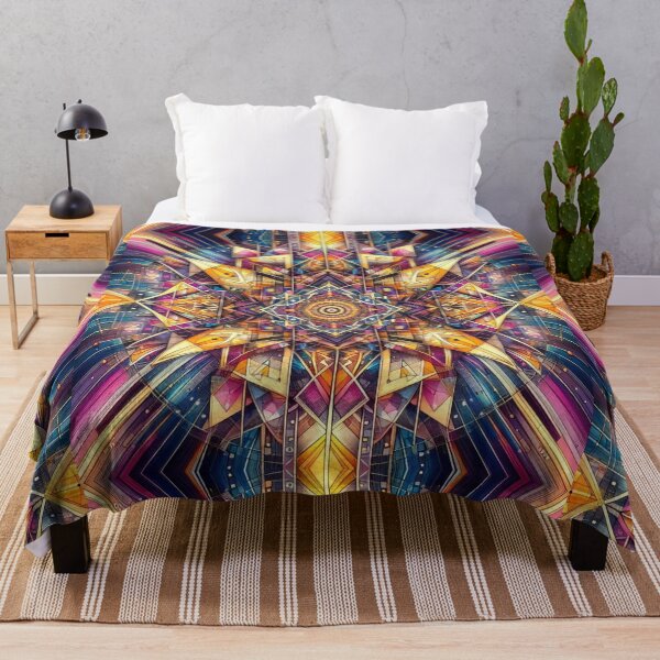 Item preview, colorful geometric,decorative,mystic pattern designed and sold by Dogandesighn.