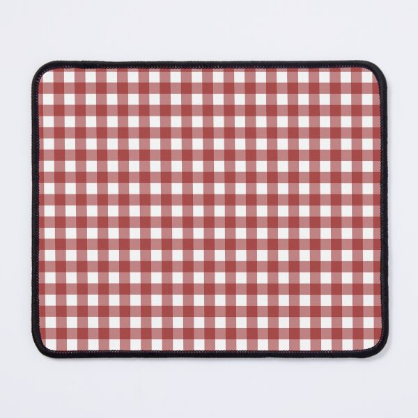 Item preview, Gingham Plaid Checkered Pattern in Cherry Red and White designed and sold by kierkegaard.