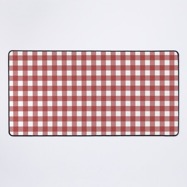 Item preview, Gingham Plaid Checkered Pattern in Cherry Red and White designed and sold by kierkegaard.