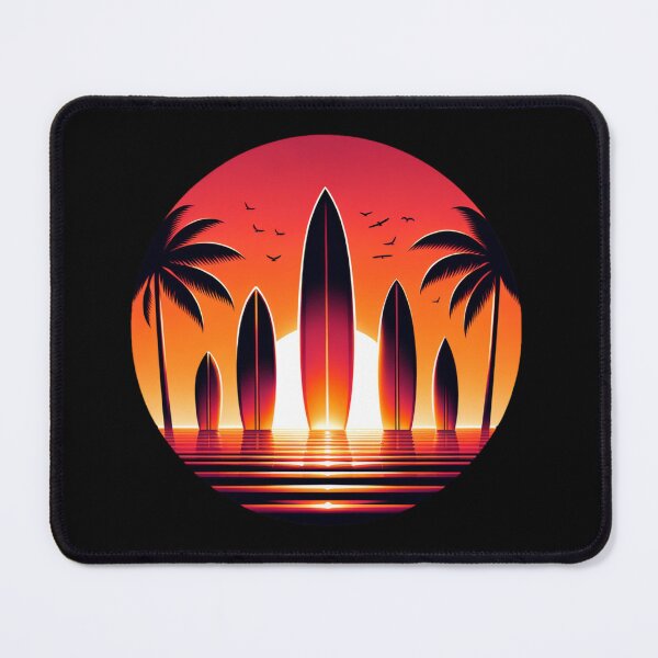 Item preview, Surfboard Sunset Lineup designed and sold by BassHeadMomma.