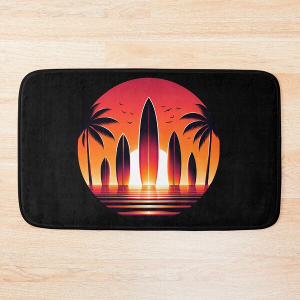 Item preview, Surfboard Sunset Lineup designed and sold by BassHeadMomma.