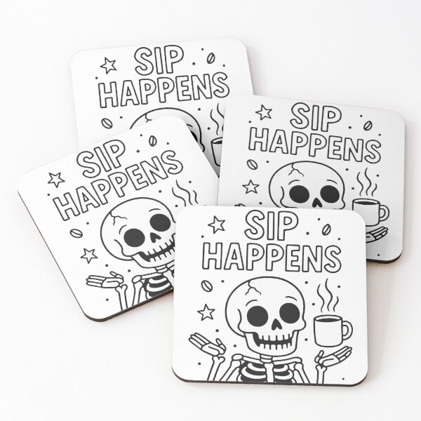 Item preview, Sip happens... designed and sold by AKNinetyDesigns.