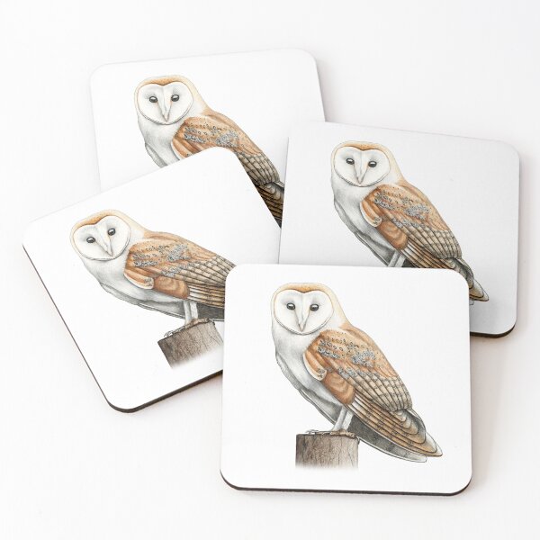 Item preview, Barn Owl designed and sold by Holly Grogan Art.