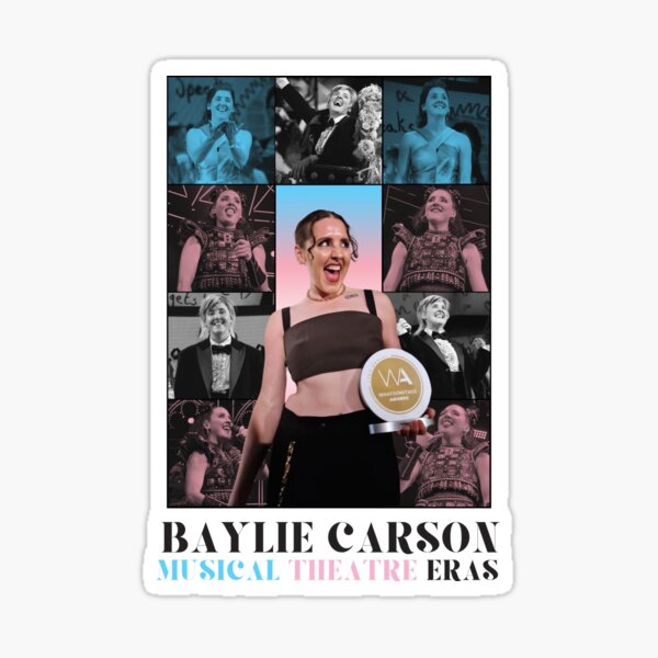 Baylie Carson Musical Theatre 'Eras' design Sticker