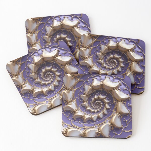 Item preview, Colorful Abstract Fibonacci Art 190 designed and sold by Vicky Brago-Mitchell®.