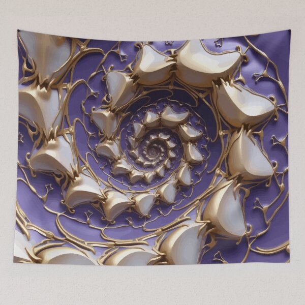 Item preview, Colorful Abstract Fibonacci Art 190 designed and sold by Vicky Brago-Mitchell®.