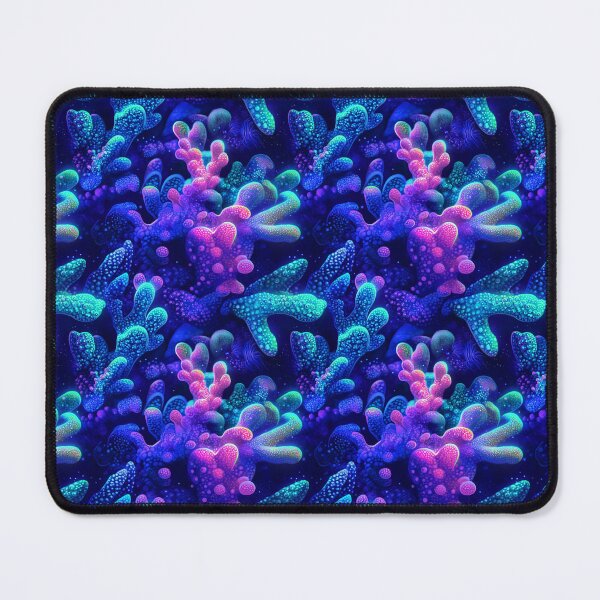 Item preview, Organic Electric Fusion Neon Coral designed and sold by MidArtForge.