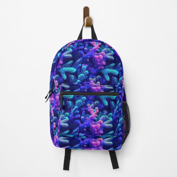 Item preview, Organic Electric Fusion Neon Coral designed and sold by MidArtForge.