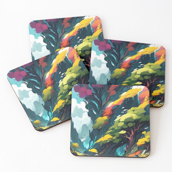 Item preview, Large Colorful Nature Walk Abstract Art designed and sold by Esterlane.
