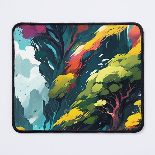 Item preview, Large Colorful Nature Walk Abstract Art designed and sold by Esterlane.