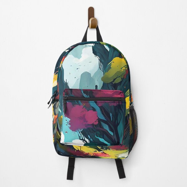 Item preview, Large Colorful Nature Walk Abstract Art designed and sold by Esterlane.
