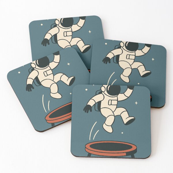 Item preview, Astronaut Bouncing on a Trampoline designed and sold by VP-CATS.